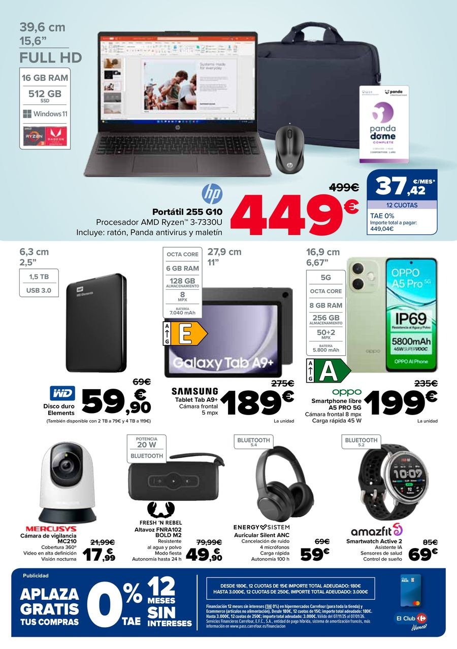 عروض كارفور إسبانيا من 14 حتى 24 نوفمبر 2025 عروض اكتساب نقاط النادي