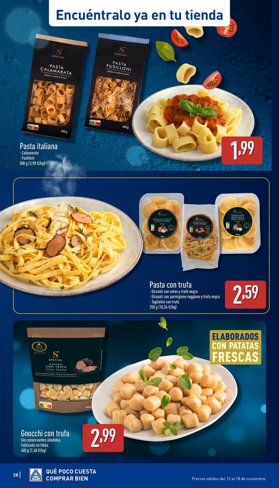 Ofertas de ALDI España de 14 a 18 noviembre 2025 Ofertas Celebra Cada Día con Special