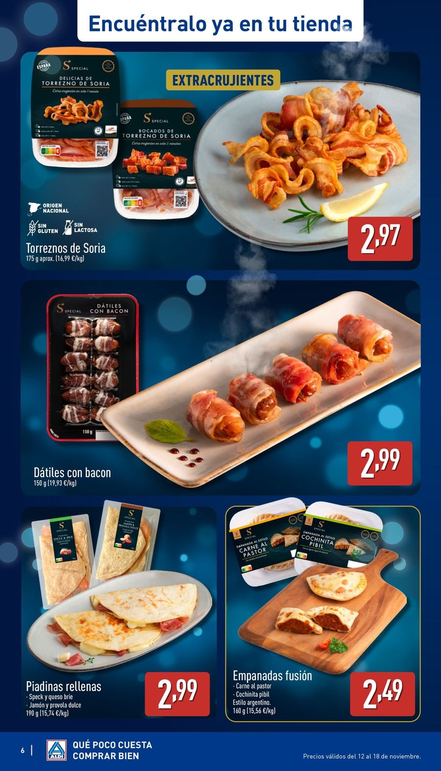 Ofertas de ALDI España de 14 a 18 noviembre 2025 Ofertas Celebra Cada Día con Special