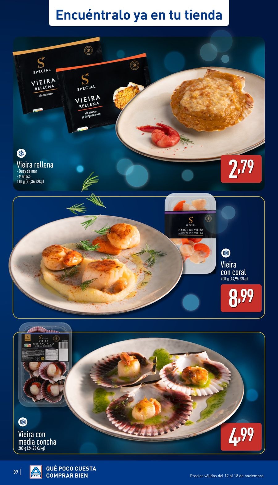 Ofertas de ALDI España de 14 a 18 noviembre 2025 Ofertas Celebra Cada Día con Special