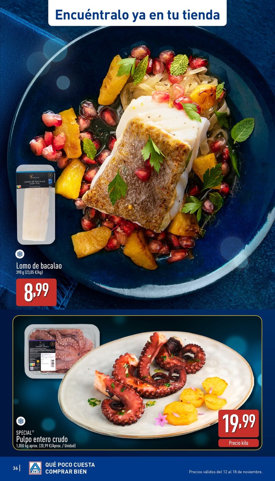 Ofertas de ALDI España de 14 a 18 noviembre 2025 Ofertas Celebra Cada Día con Special