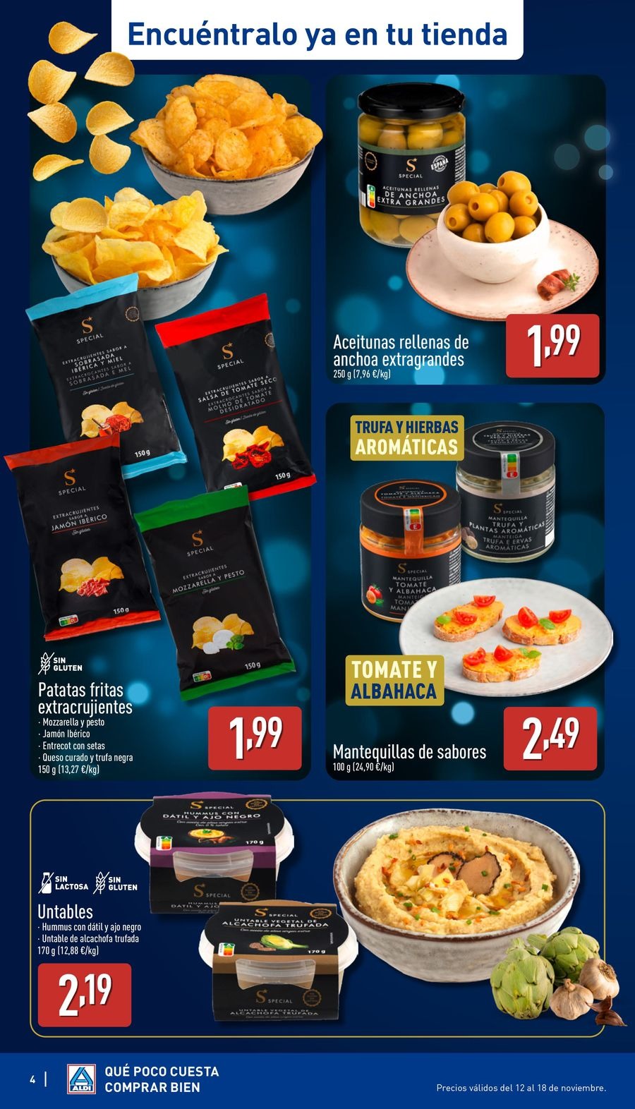 Ofertas de ALDI España de 14 a 18 noviembre 2025 Ofertas Celebra Cada Día con Special