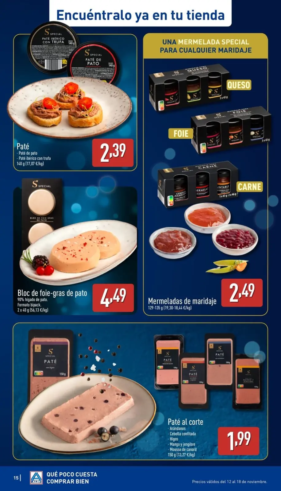 Page 15 dans Offres Célébrez Chaque Jour avec Special chez ALDI Espagne