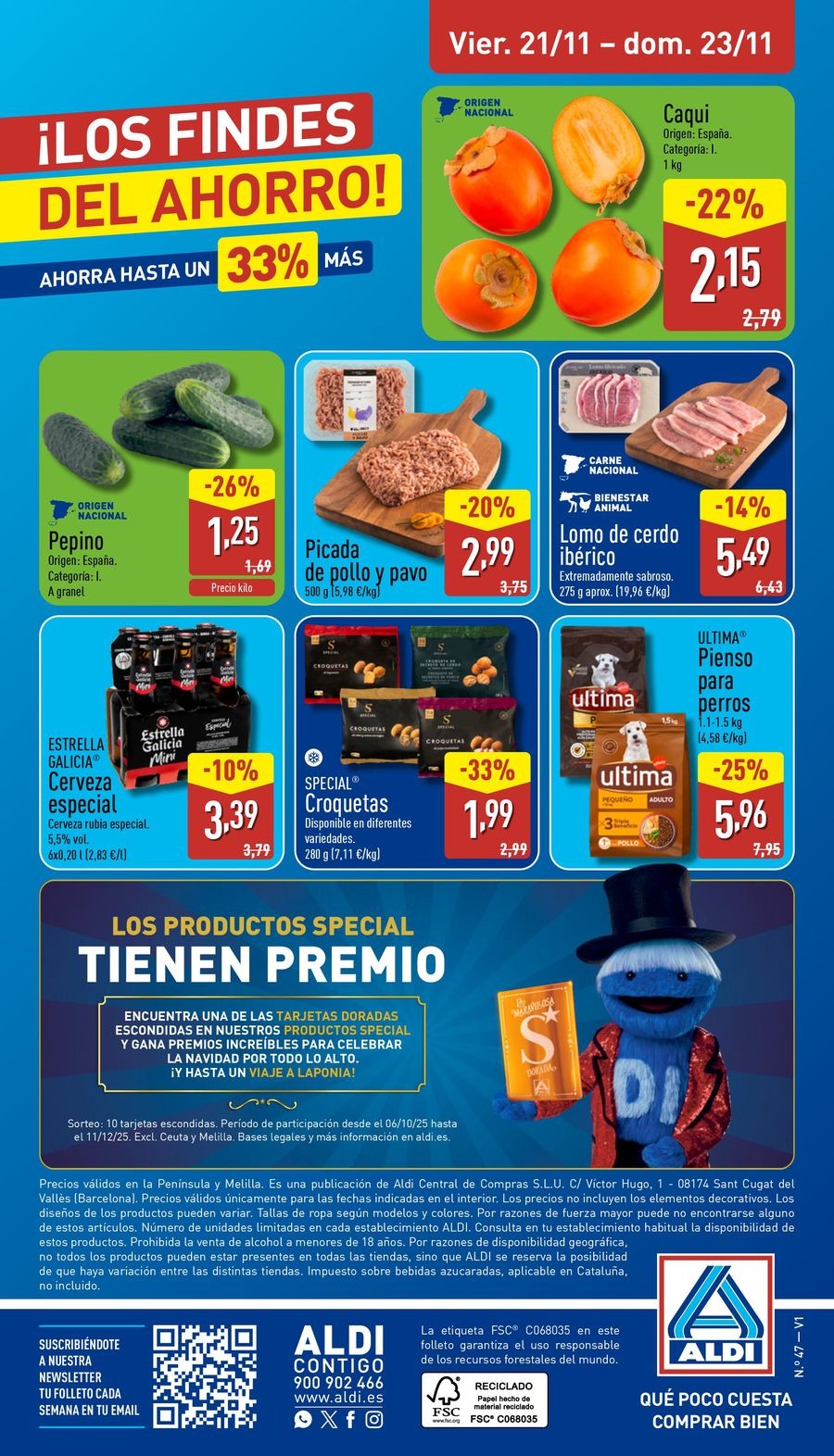 ALDI Spain Offers from 17 to 23 November 2025 Offers How little it costs to buy well