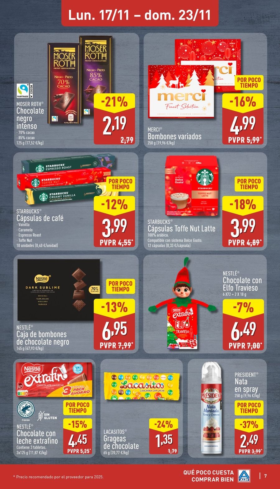 ALDI Spain Offers from 17 to 23 November 2025 Offers How little it costs to buy well
