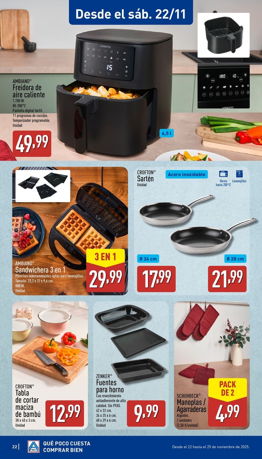 ALDI Spain Offers from 17 to 23 November 2025 Offers How little it costs to buy well