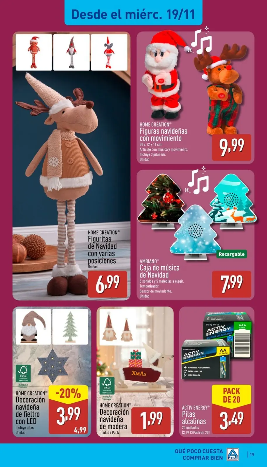 Page 19 dans Offres Comme il coûte peu d'acheter bien chez ALDI Espagne