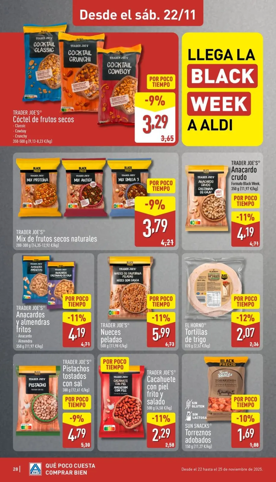 Page 28 dans Offres Comme il coûte peu d'acheter bien chez ALDI Espagne