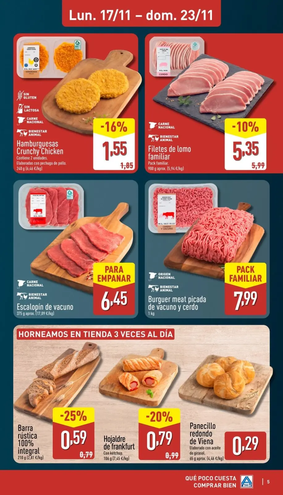 Page 5 dans Offres Comme il coûte peu d'acheter bien chez ALDI Espagne
