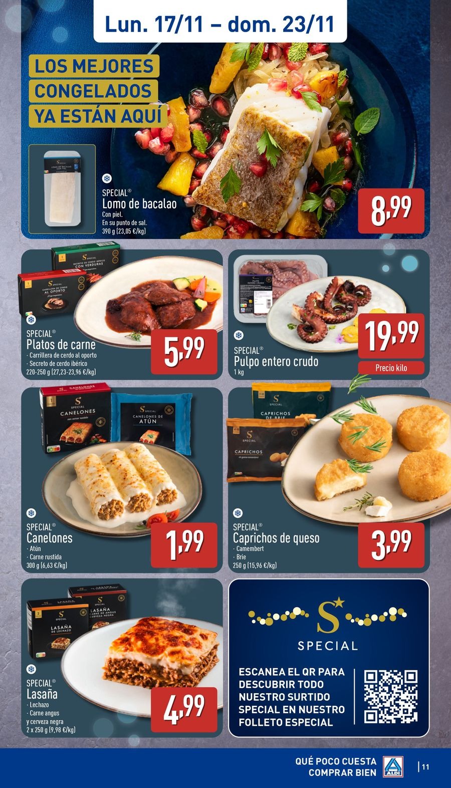 ALDI Spain Offers from 17 to 23 November 2025 Offers How little it costs to buy well