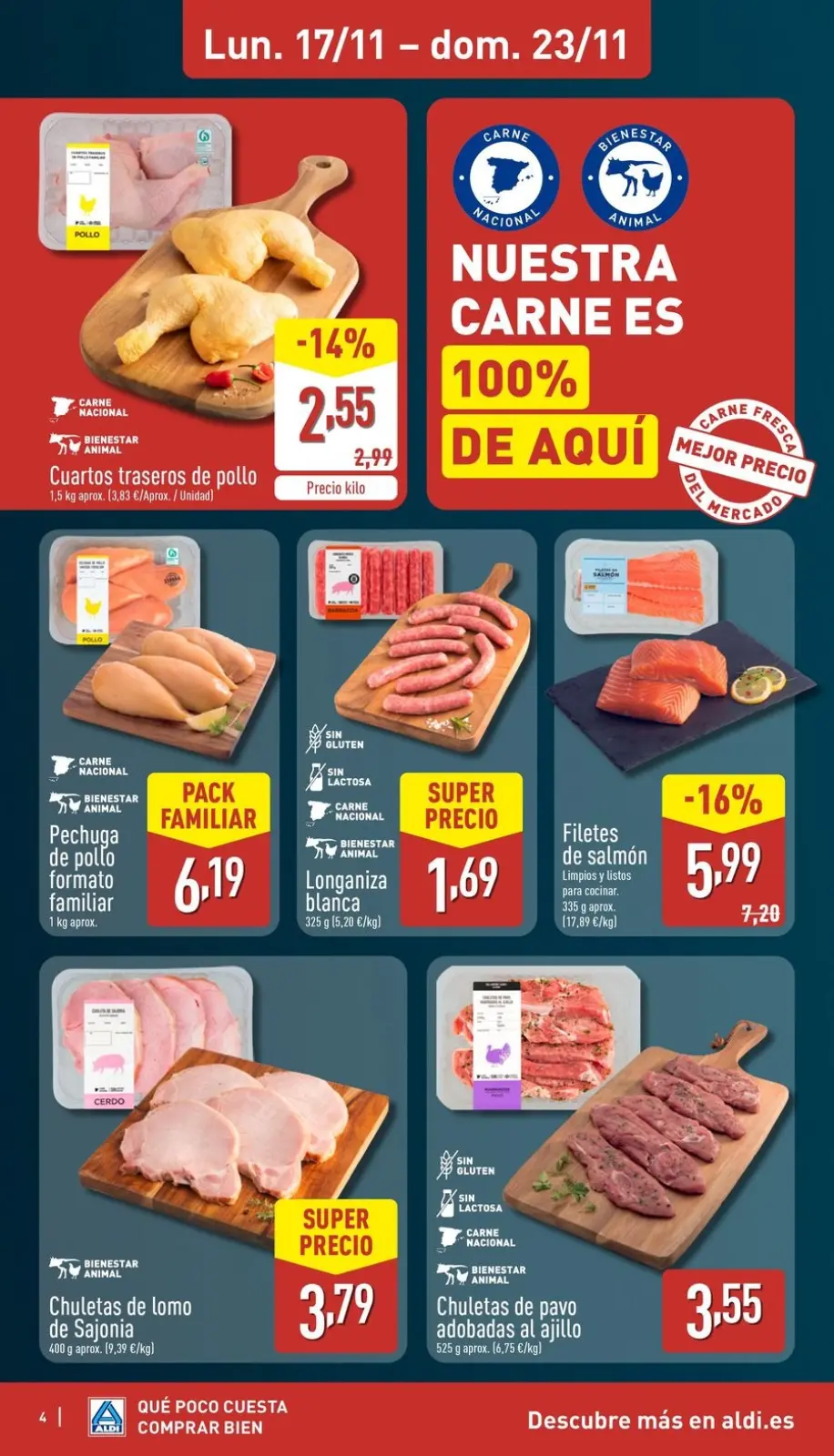 Page 4 dans Offres Comme il coûte peu d'acheter bien chez ALDI Espagne