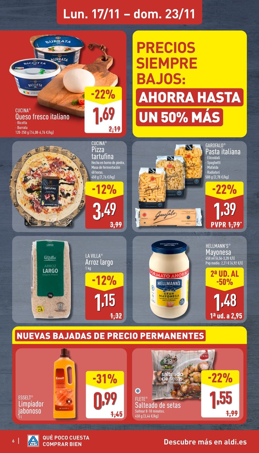 ALDI Spain Offers from 17 to 23 November 2025 Offers How little it costs to buy well