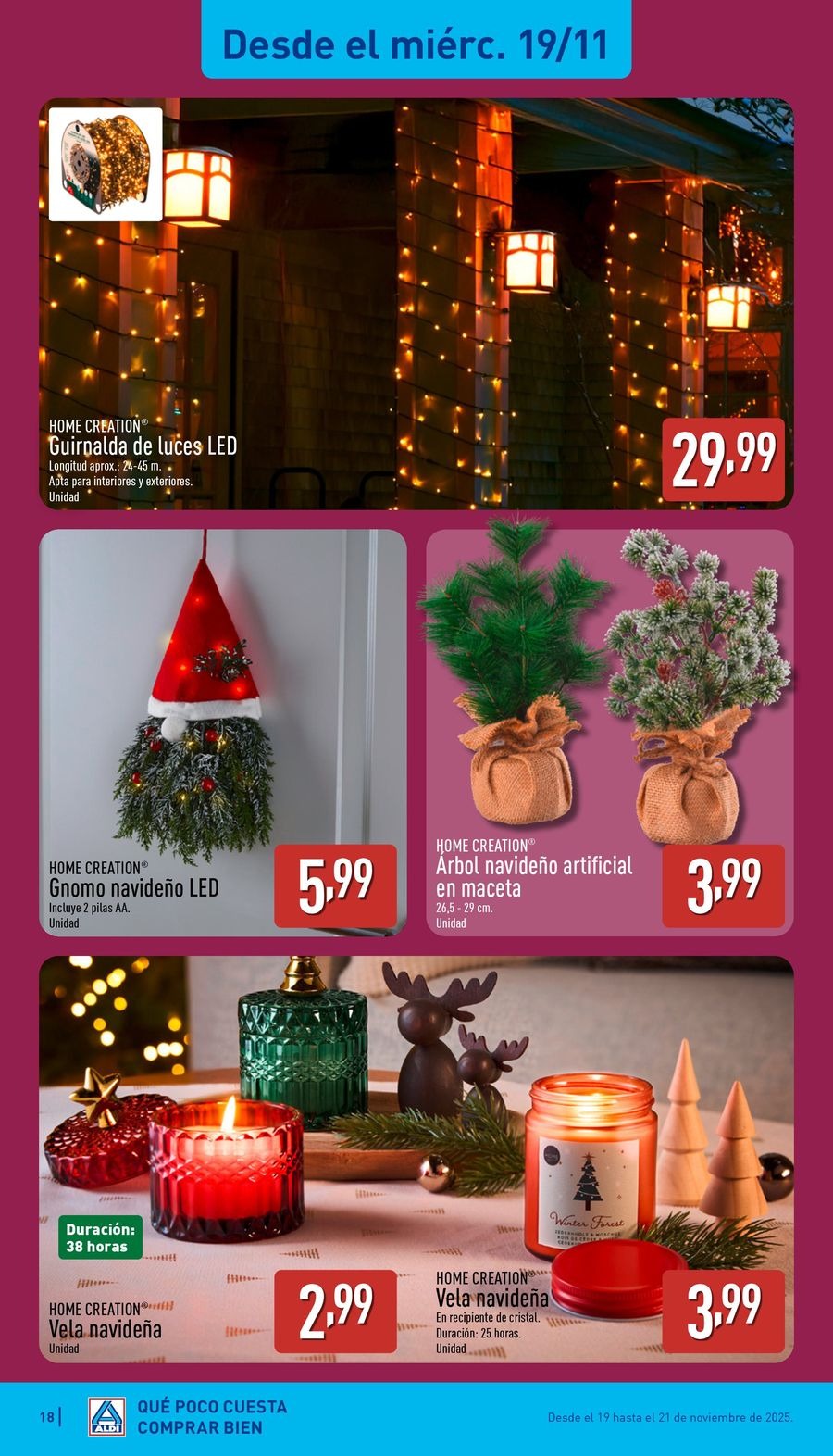 ALDI Spain Offers from 17 to 23 November 2025 Offers How little it costs to buy well