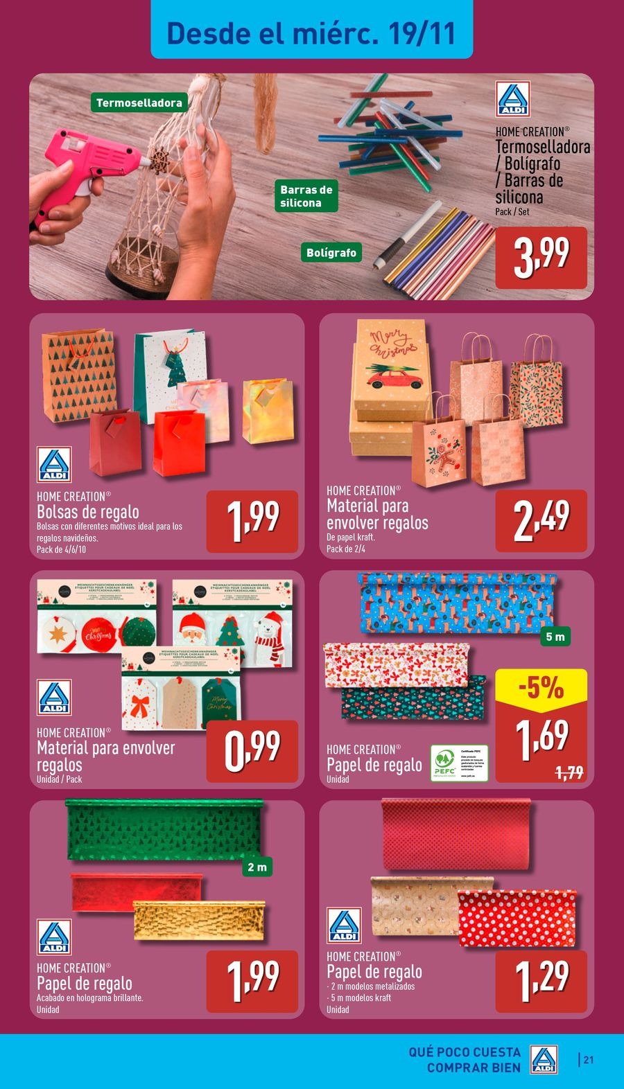 ALDI Spain Offers from 17 to 23 November 2025 Offers How little it costs to buy well
