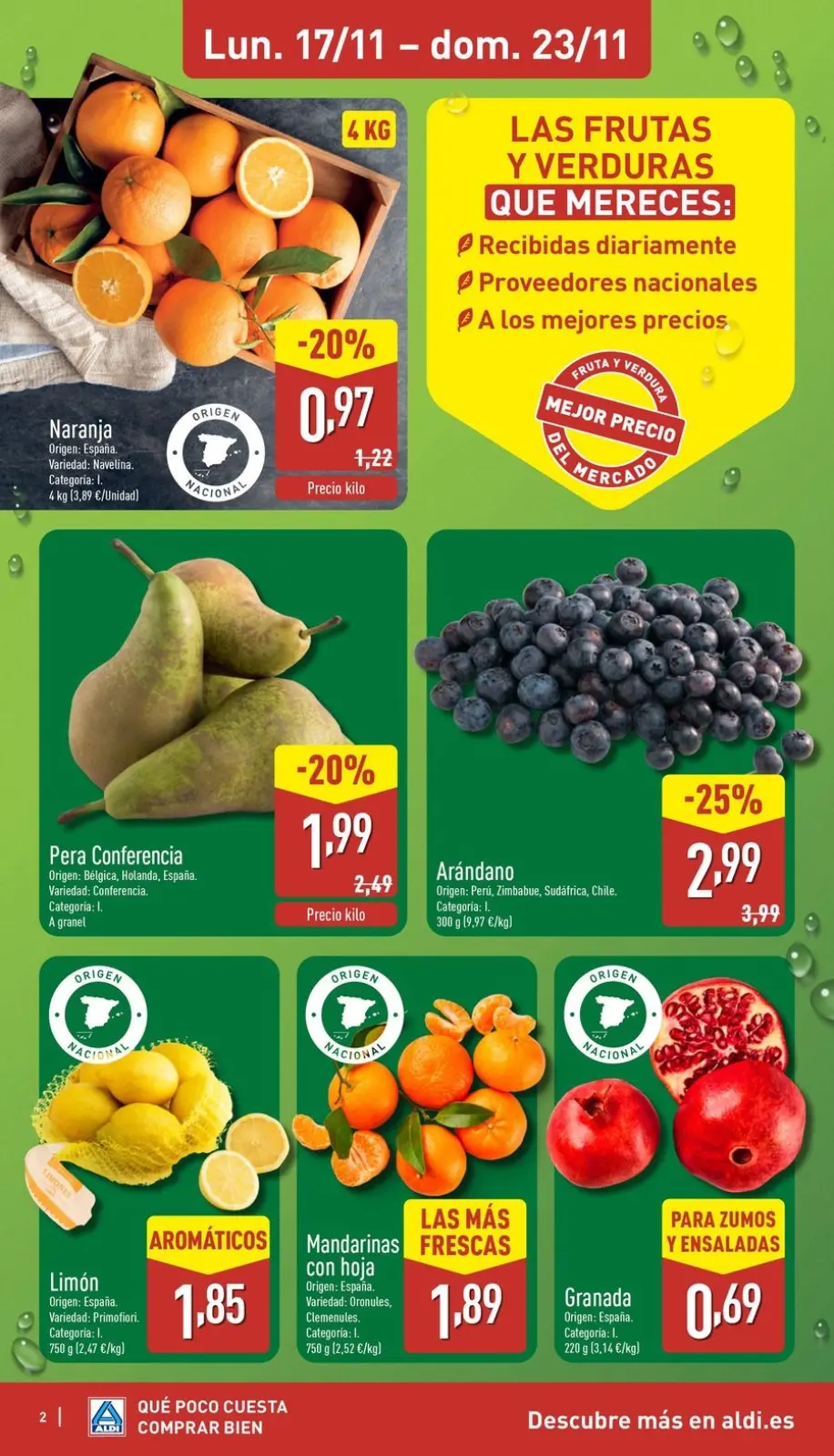 Page 2 dans Offres Comme il coûte peu d'acheter bien chez ALDI Espagne