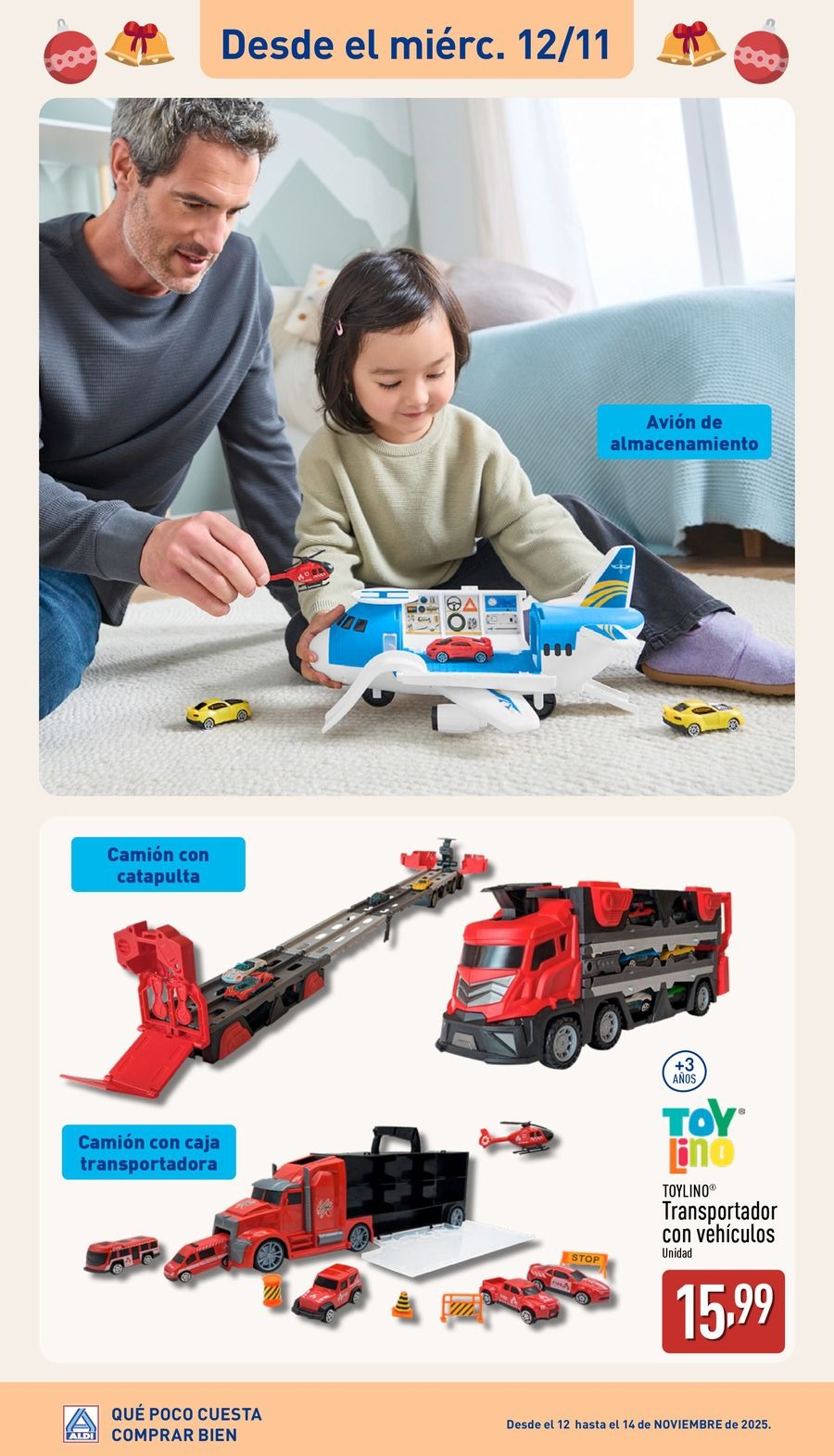 Ofertas de ALDI España de 10 noviembre a 5 diciembre 2025 Ofertas especiales de juguetes