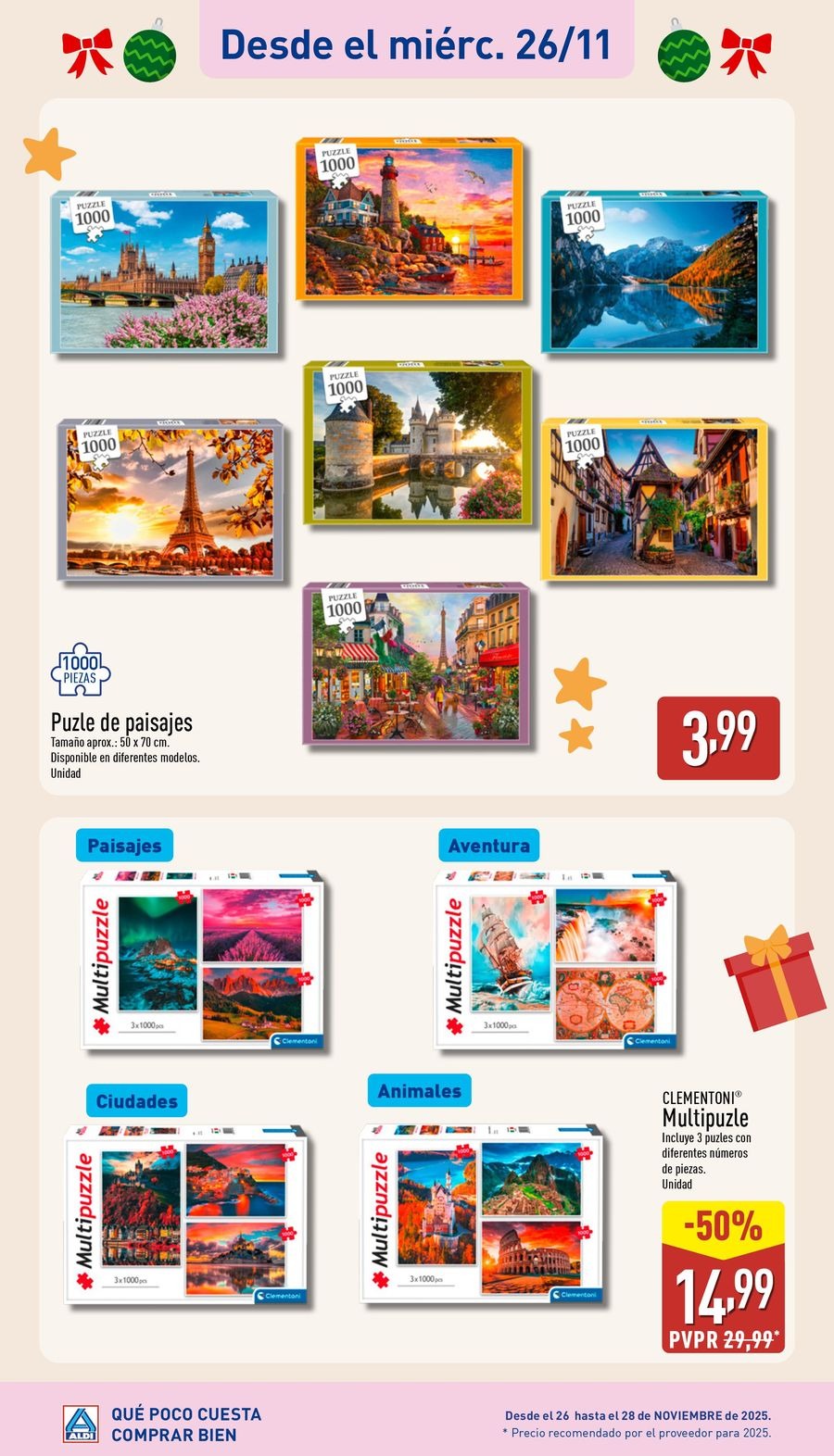 Ofertas de ALDI España de 10 noviembre a 5 diciembre 2025 Ofertas especiales de juguetes