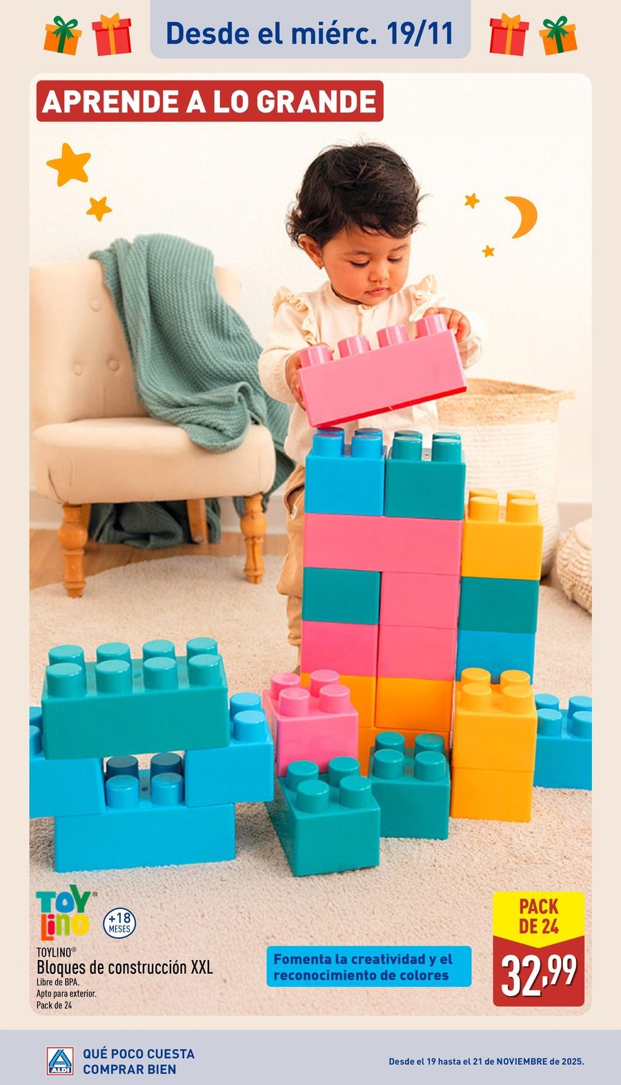 Ofertas de ALDI España de 10 noviembre a 5 diciembre 2025 Ofertas especiales de juguetes