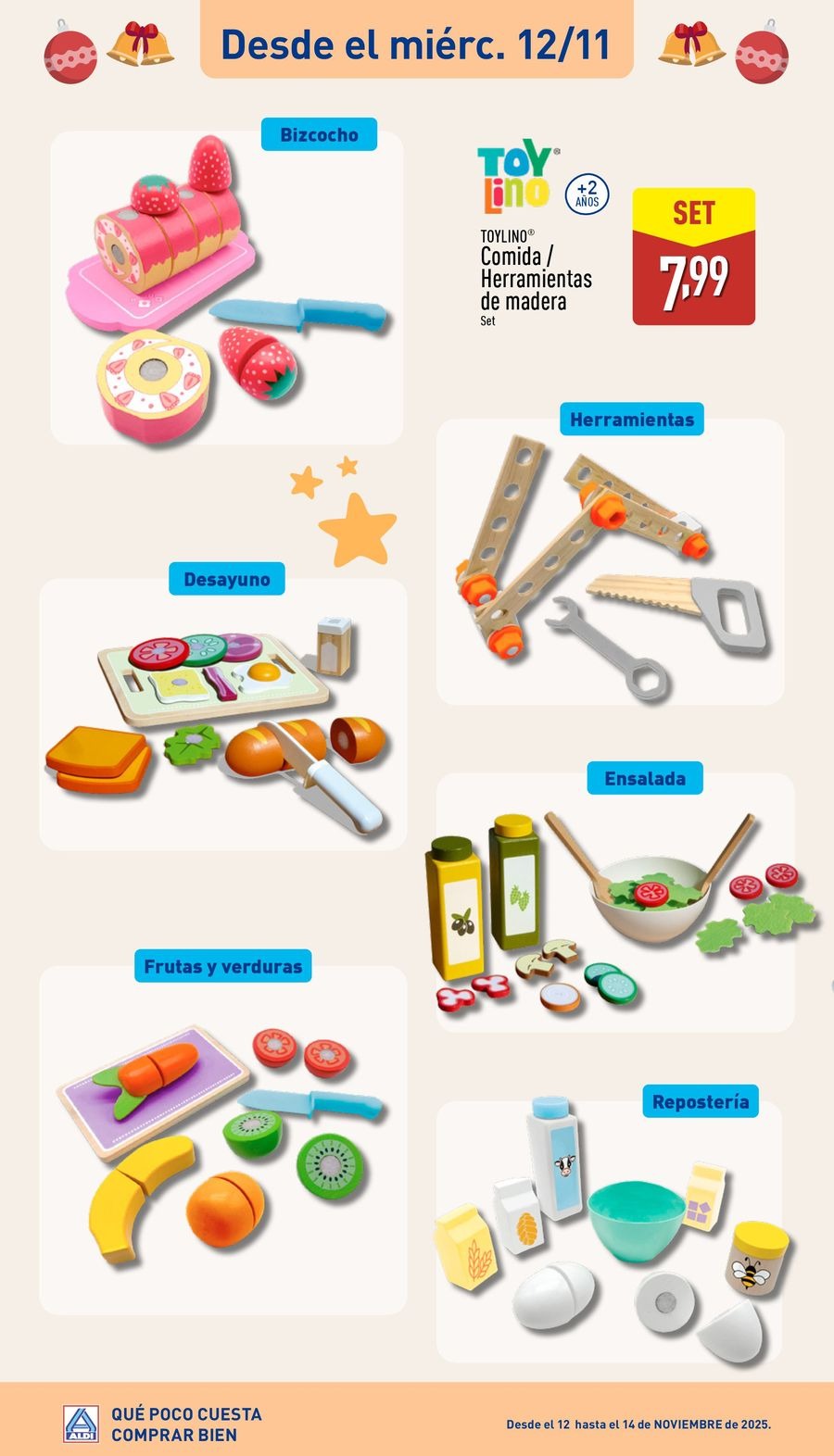Ofertas de ALDI España de 10 noviembre a 5 diciembre 2025 Ofertas especiales de juguetes