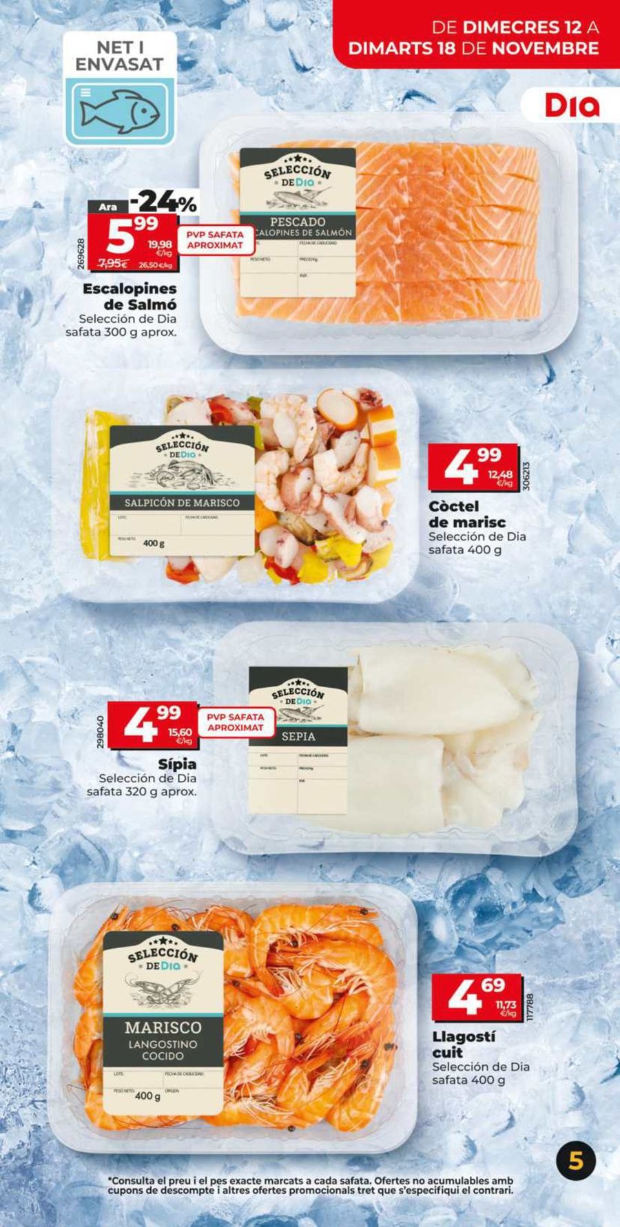 Ofertas de Dia España de 12 a 18 noviembre 2025 Nova qualitat Ofertas