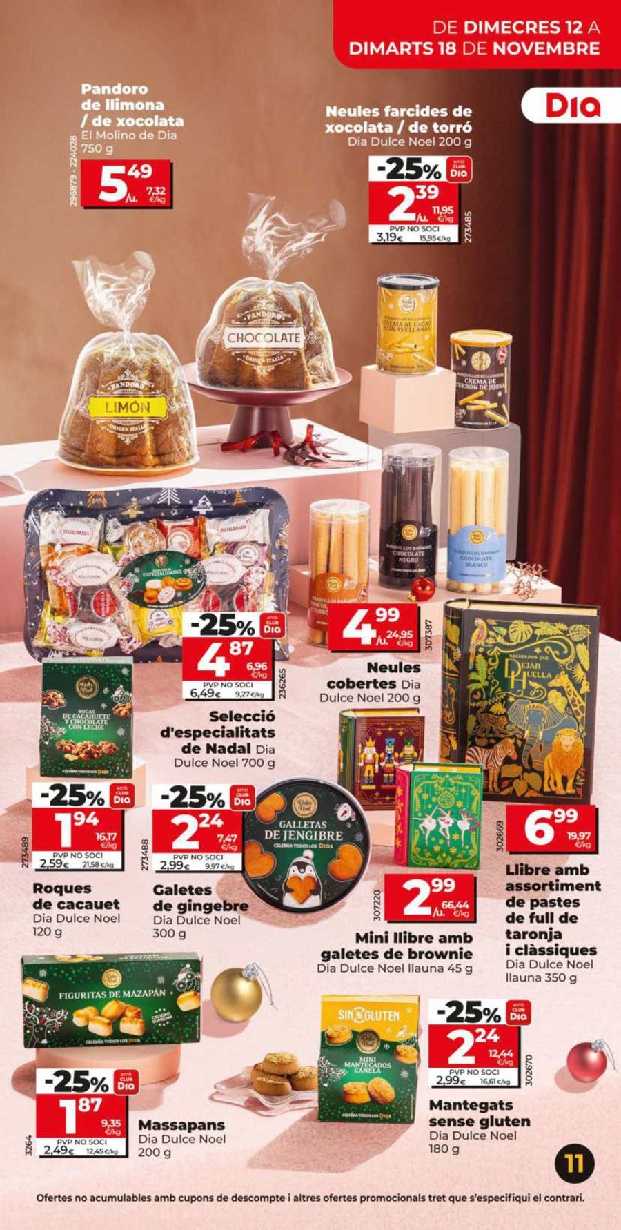 Ofertas de Dia España de 12 a 18 noviembre 2025 Nova qualitat Ofertas