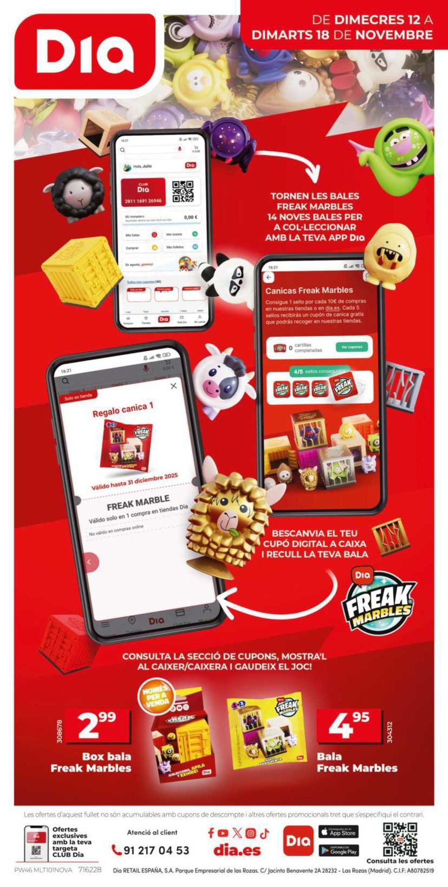 Ofertas de Dia España de 12 a 18 noviembre 2025 Nova qualitat Ofertas