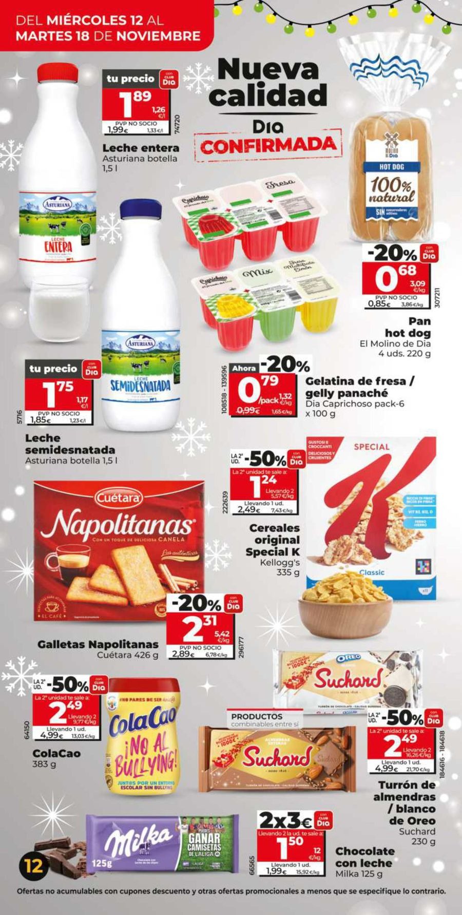 Ofertas de Dia España de 12 a 18 noviembre 2025 Nova qualitat Ofertas