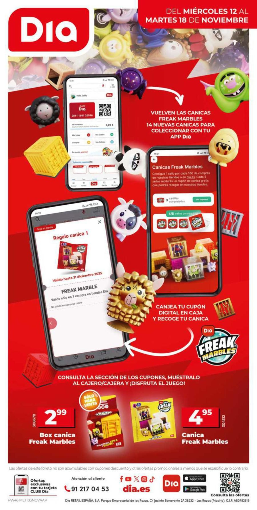 Ofertas de Dia España de 12 a 18 noviembre 2025 Nova qualitat Ofertas