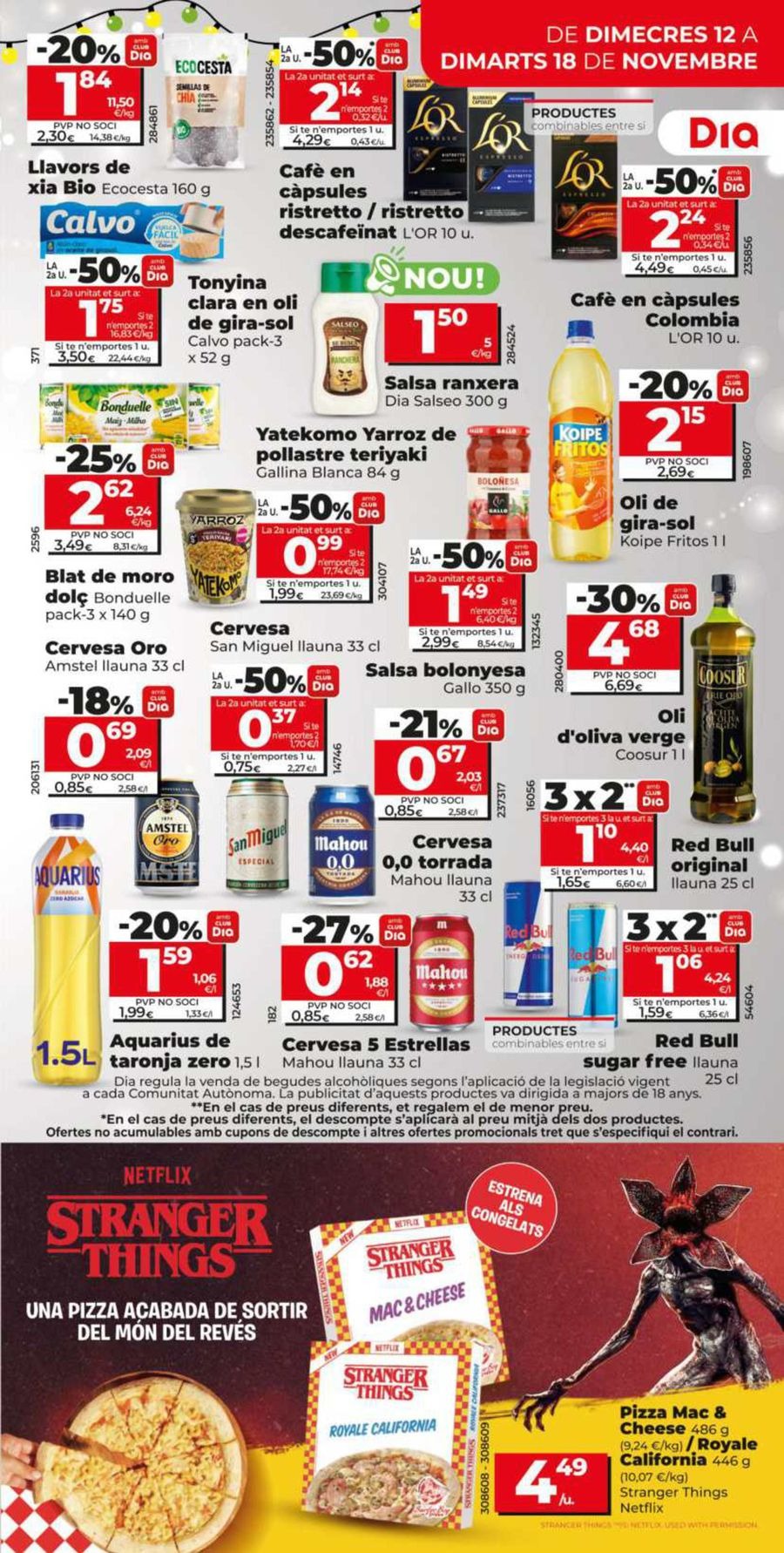 Ofertas de Dia España de 12 a 18 noviembre 2025 Nova qualitat Ofertas