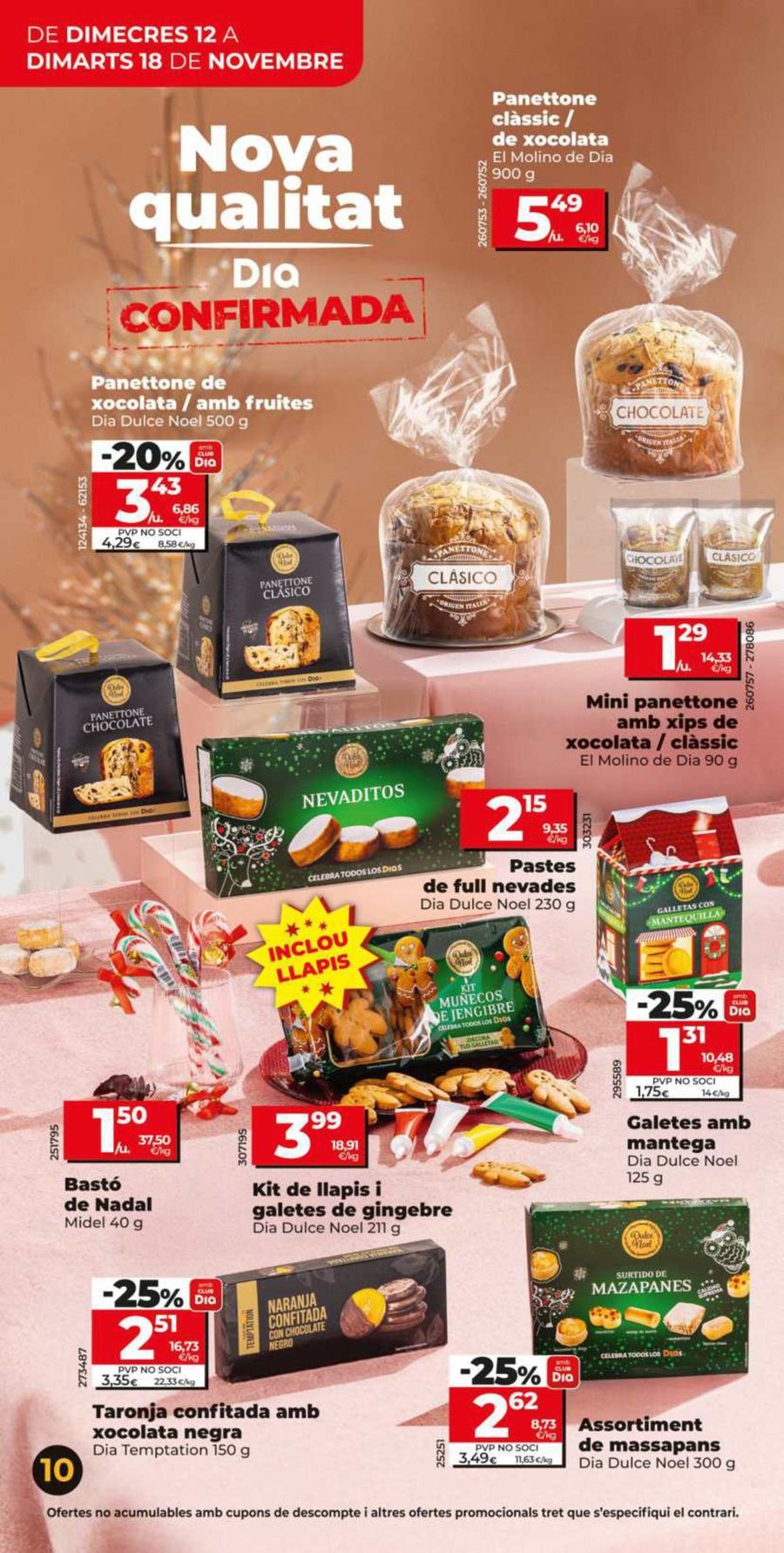 Ofertas de Dia España de 12 a 18 noviembre 2025 Nova qualitat Ofertas