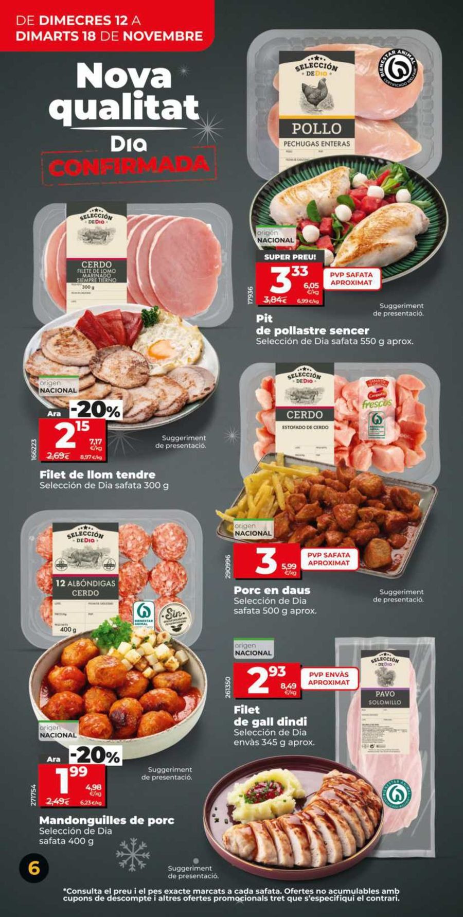 Ofertas de Dia España de 12 a 18 noviembre 2025 Nova qualitat Ofertas