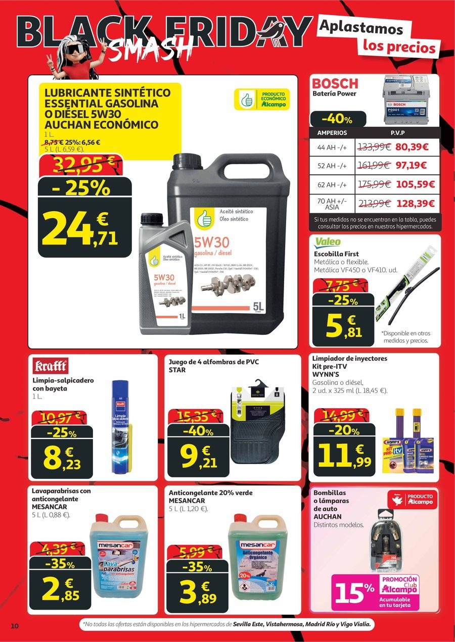 Alcampo Spain Offers from 6 to 19 November 2025 Black Friday Smash Offers