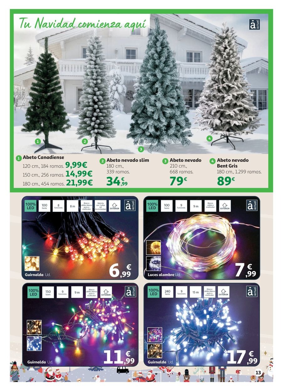 Alcampo Spain Offers from 6 November to 10 December 2025 Christmas decoration offers