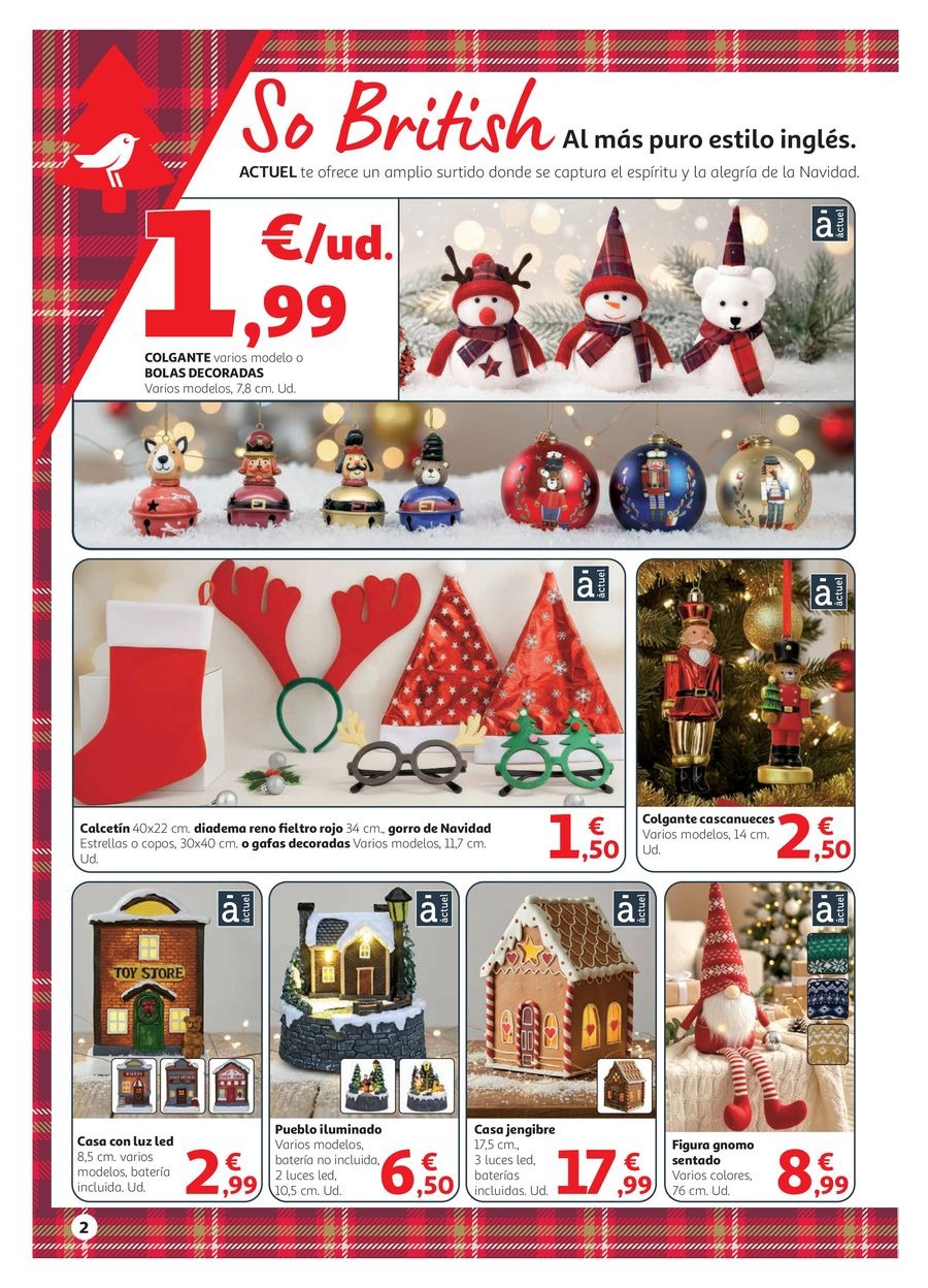 Alcampo Spain Offers from 6 November to 10 December 2025 Christmas decoration offers