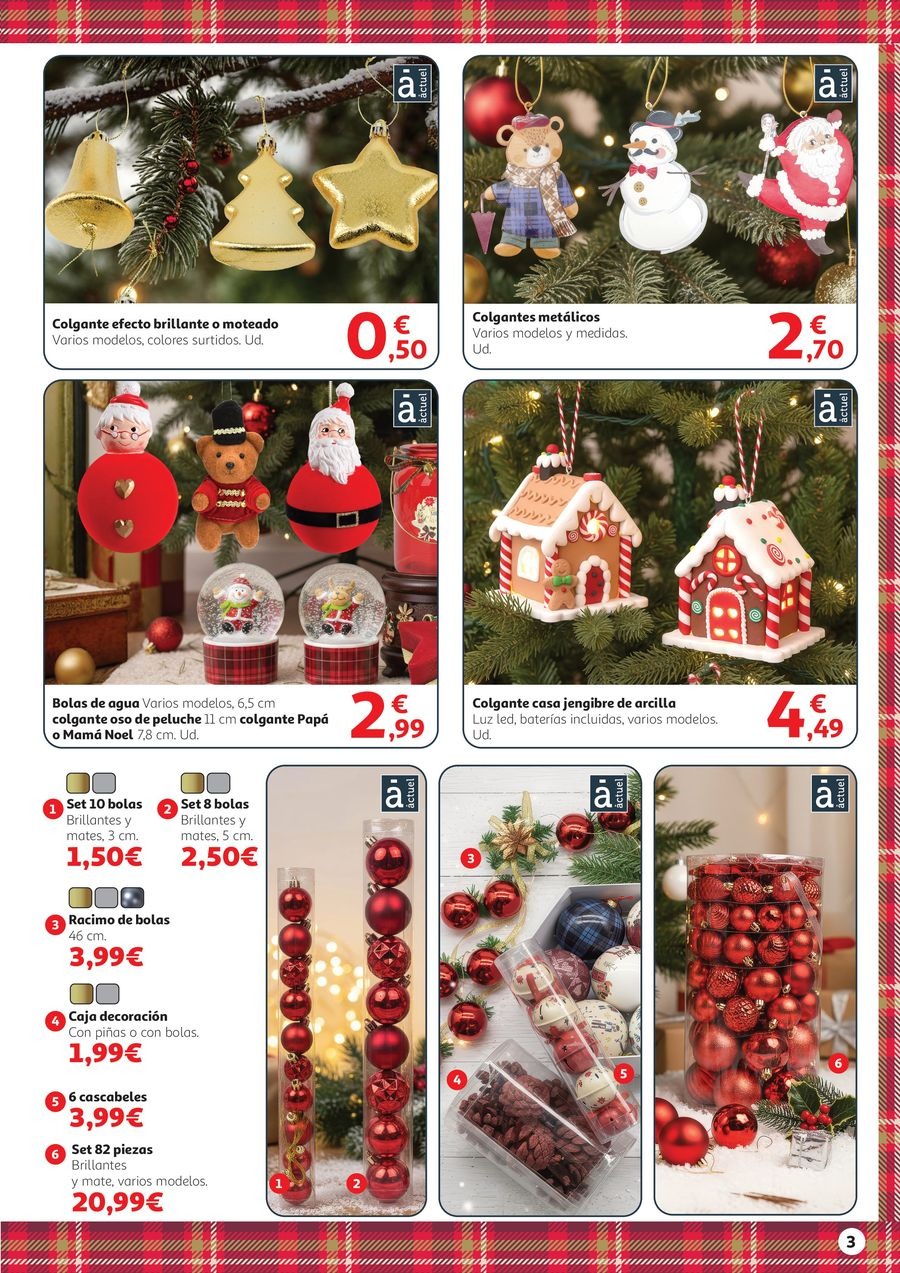 Alcampo Spain Offers from 6 November to 10 December 2025 Christmas decoration offers