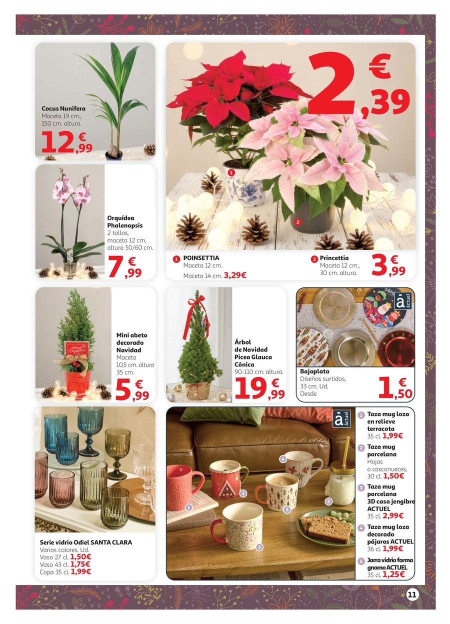 Alcampo Spain Offers from 6 November to 10 December 2025 Christmas decoration offers