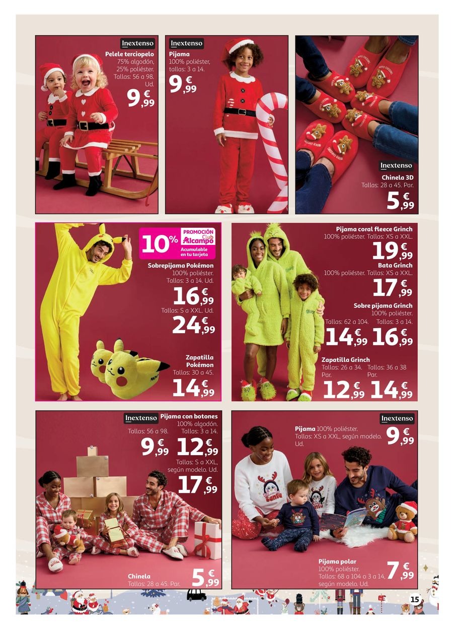 Alcampo Spain Offers from 6 November to 10 December 2025 Christmas decoration offers