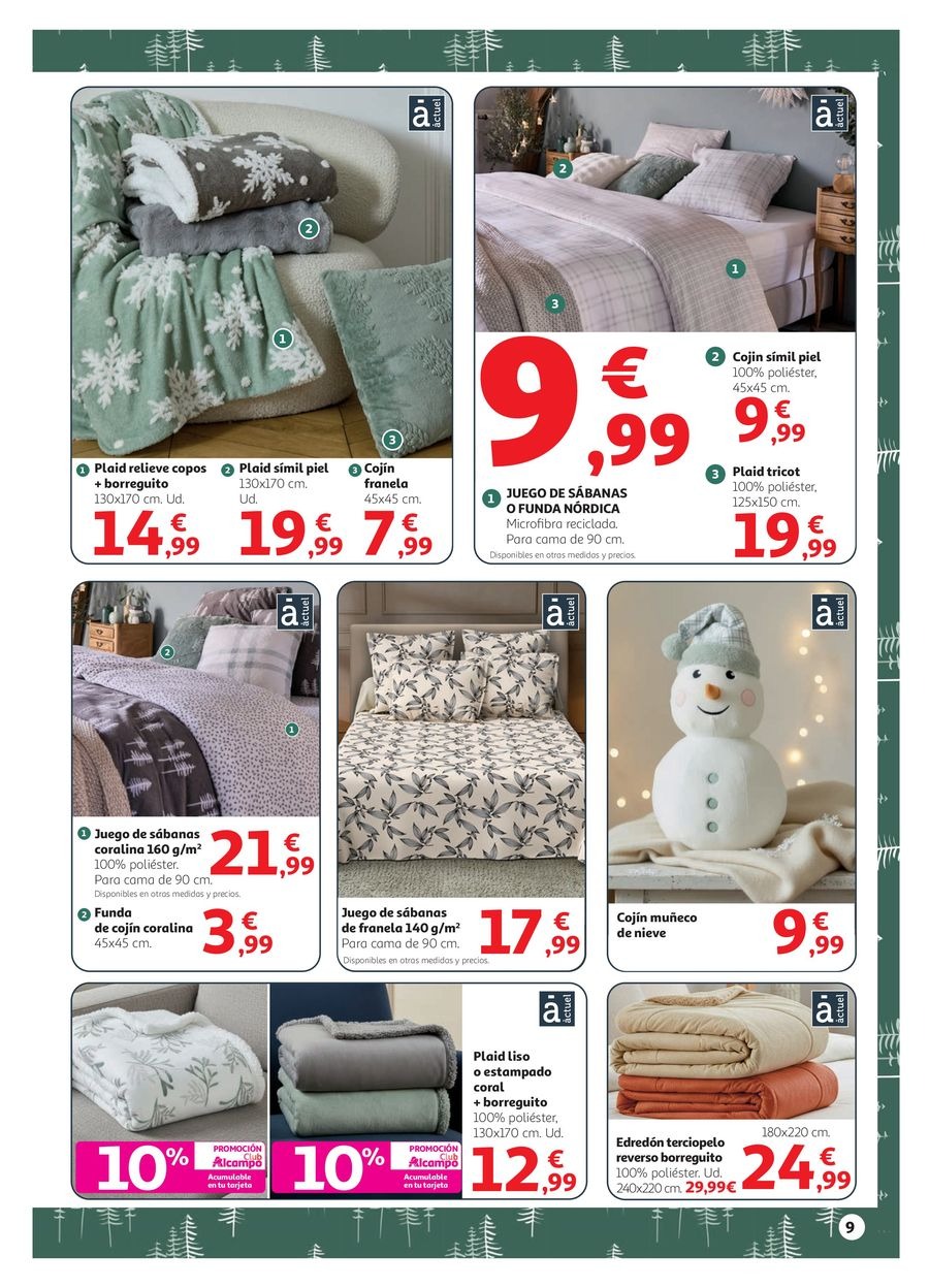 Alcampo Spain Offers from 6 November to 10 December 2025 Christmas decoration offers