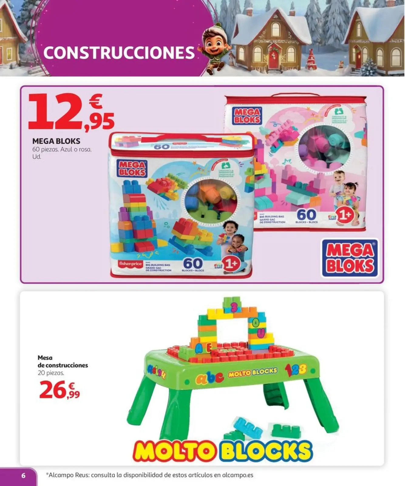 Page 6 dans Offres de Noël enchanté chez Alcampo Espagne