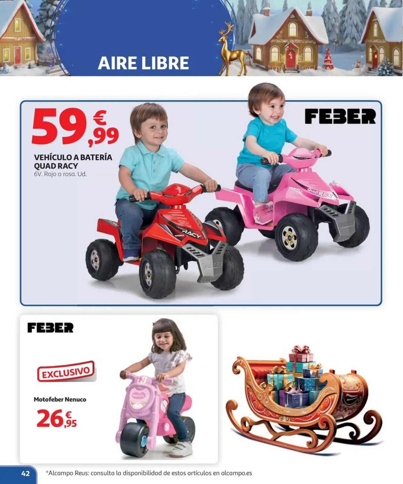 Page 42 dans Offres de Noël enchanté chez Alcampo Espagne