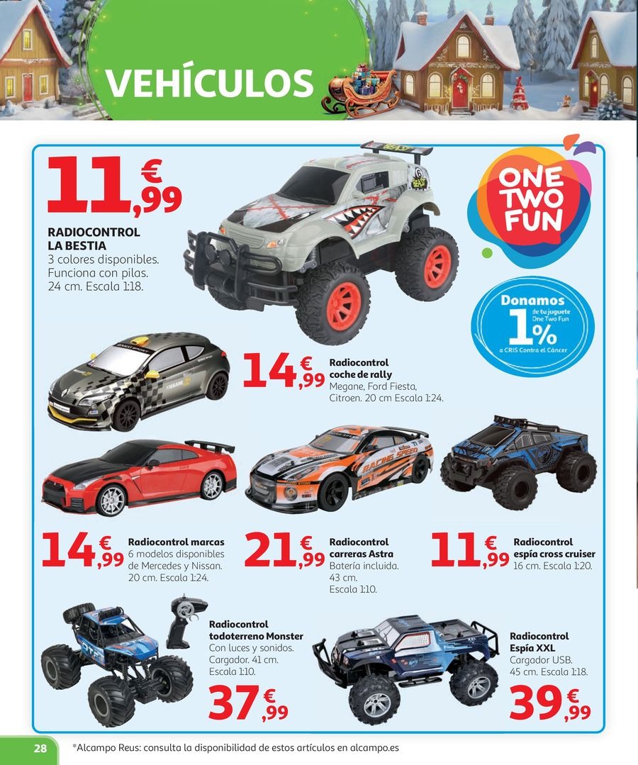 Alcampo Spain Offers from 3 November to 24 December 2025 Enchanted Christmas offers