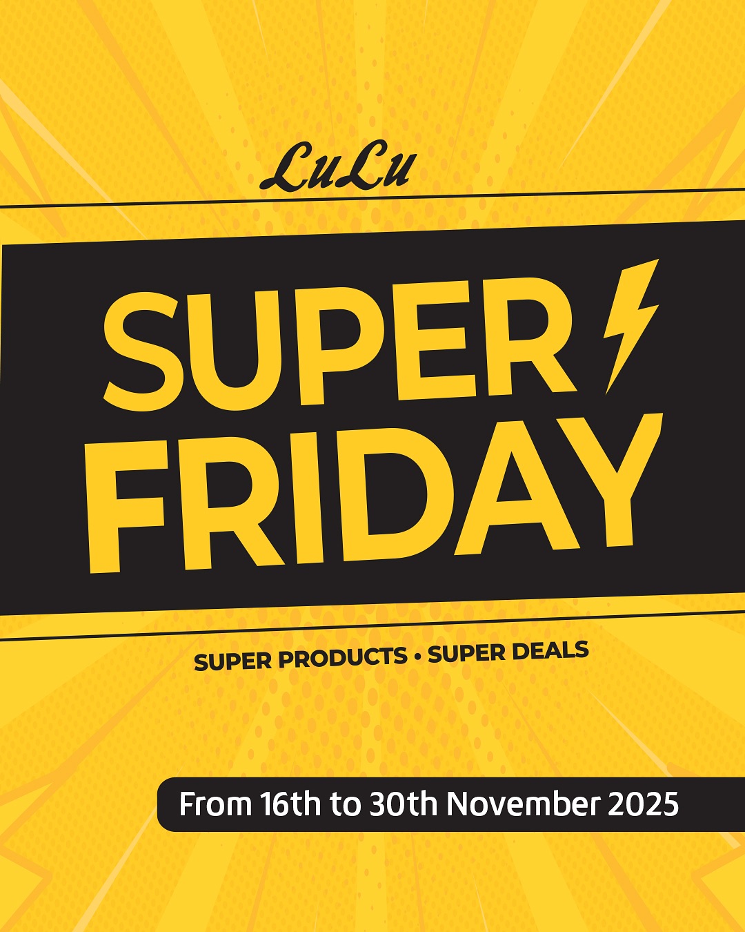 Lulu Hypermarkets Egypt Offers from 16 to 30 November 2025 Super Friday offers