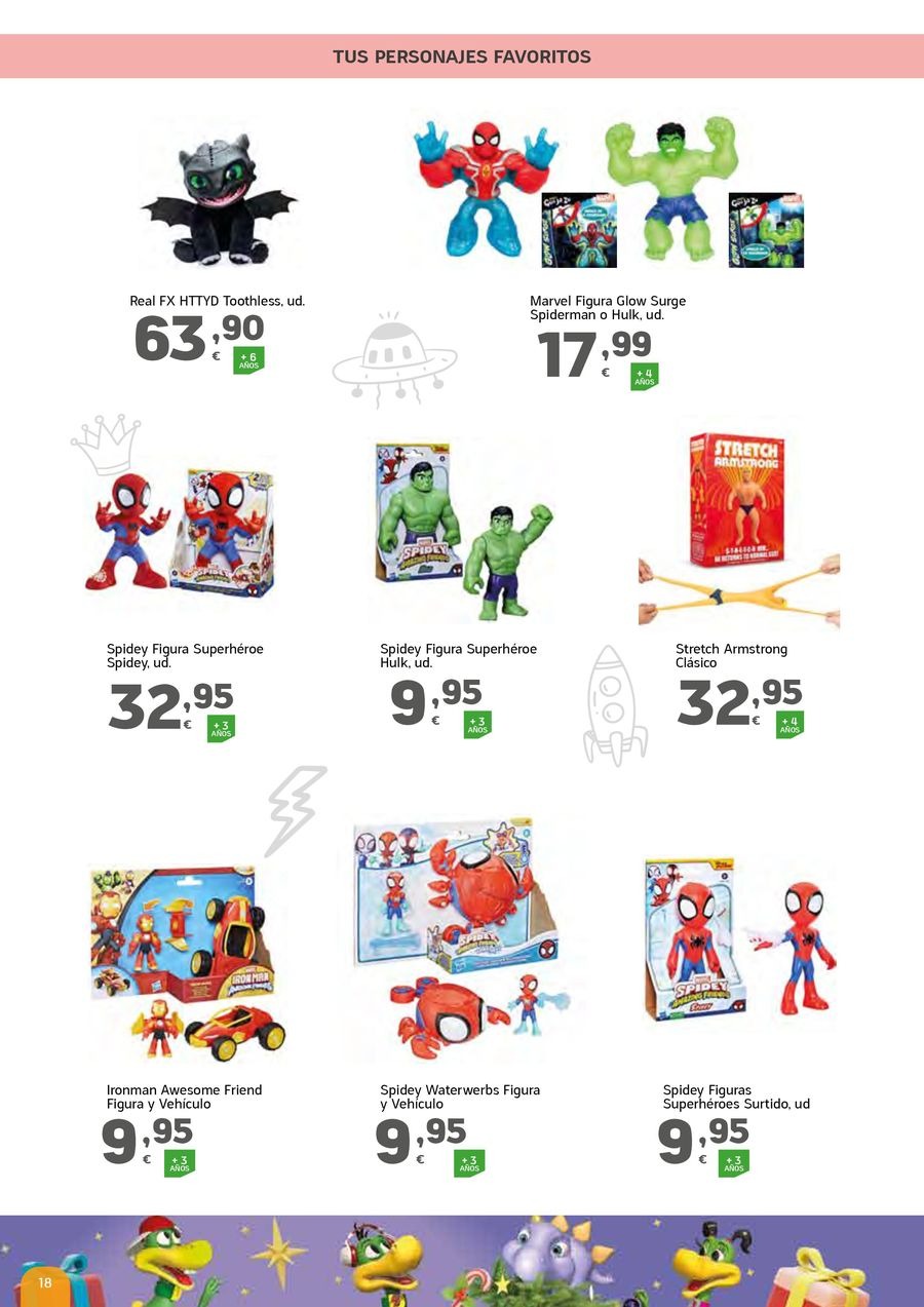 Ofertas de HiperDino España de 7 a 23 noviembre 2025 Folleto de juguetes