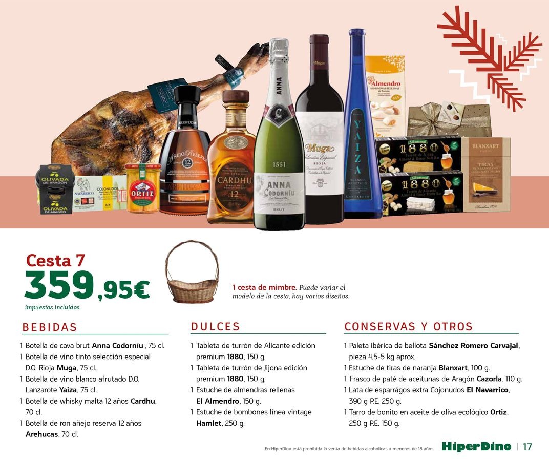 Ofertas de HiperDino España de 10 a 24 noviembre 2025 Catálogo de Lotes y Cestas