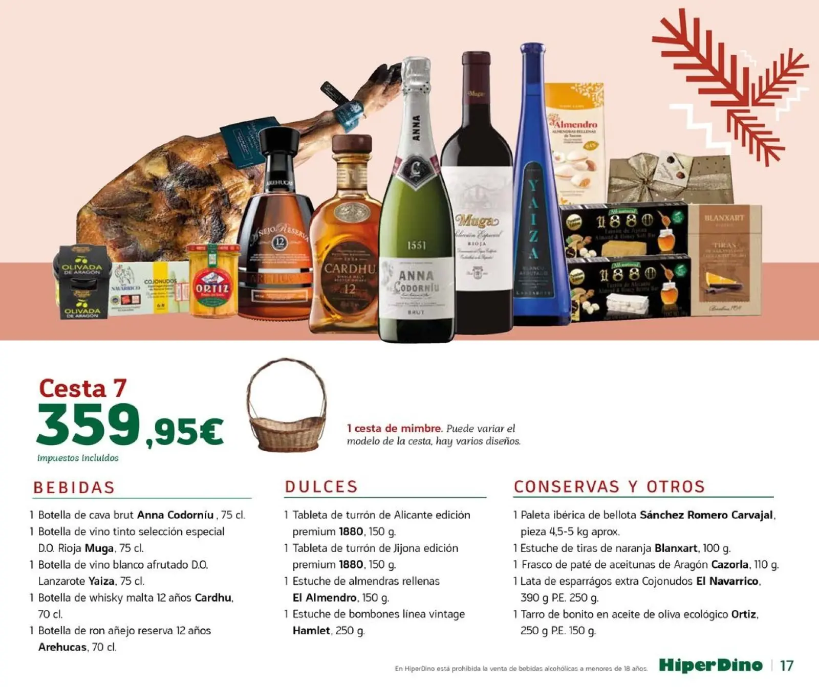 Page 17 dans Offres du Catalogue de Lots et Paniers chez HiperDino Espagne
