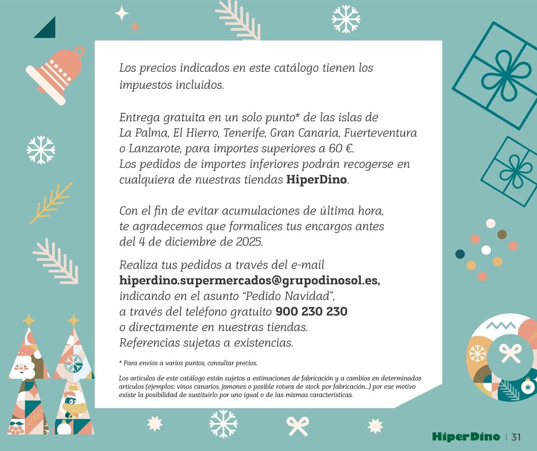 Ofertas de HiperDino España de 10 a 24 noviembre 2025 Catálogo de Lotes y Cestas