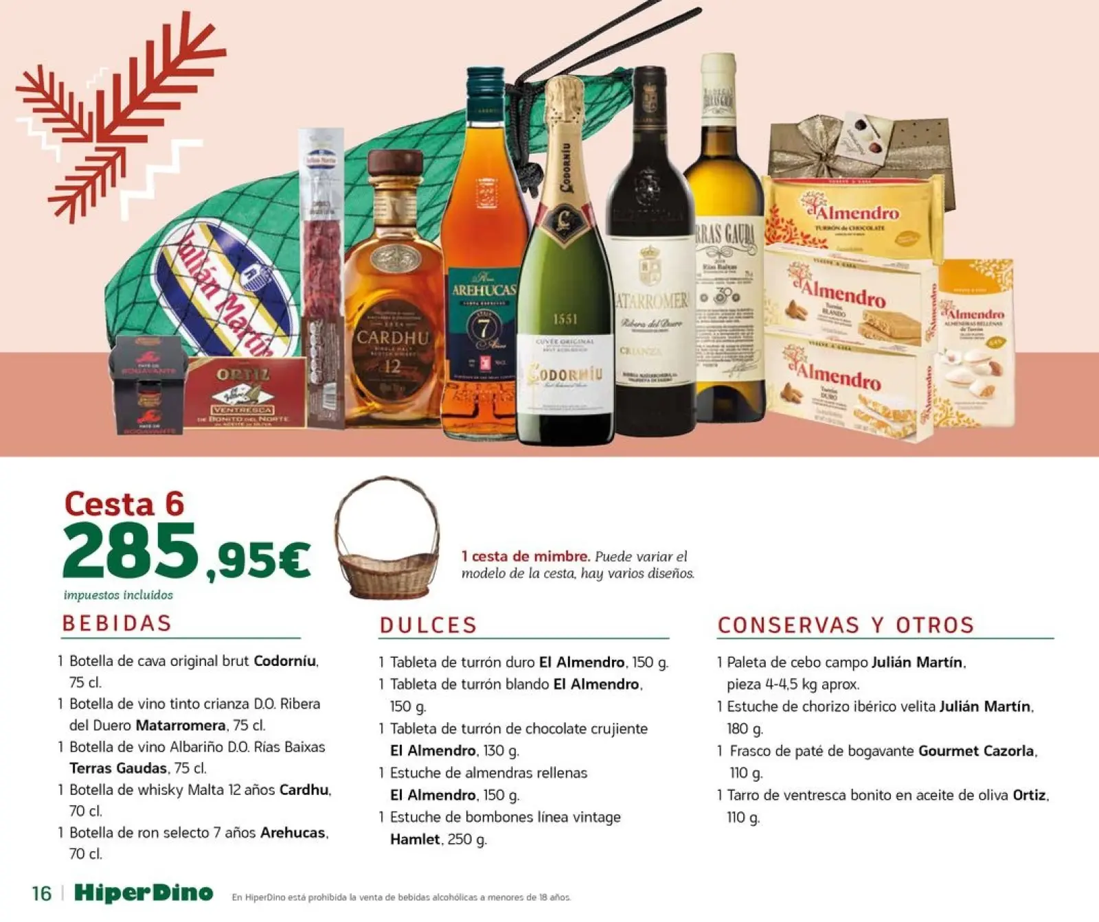 Page 16 dans Offres du Catalogue de Lots et Paniers chez HiperDino Espagne