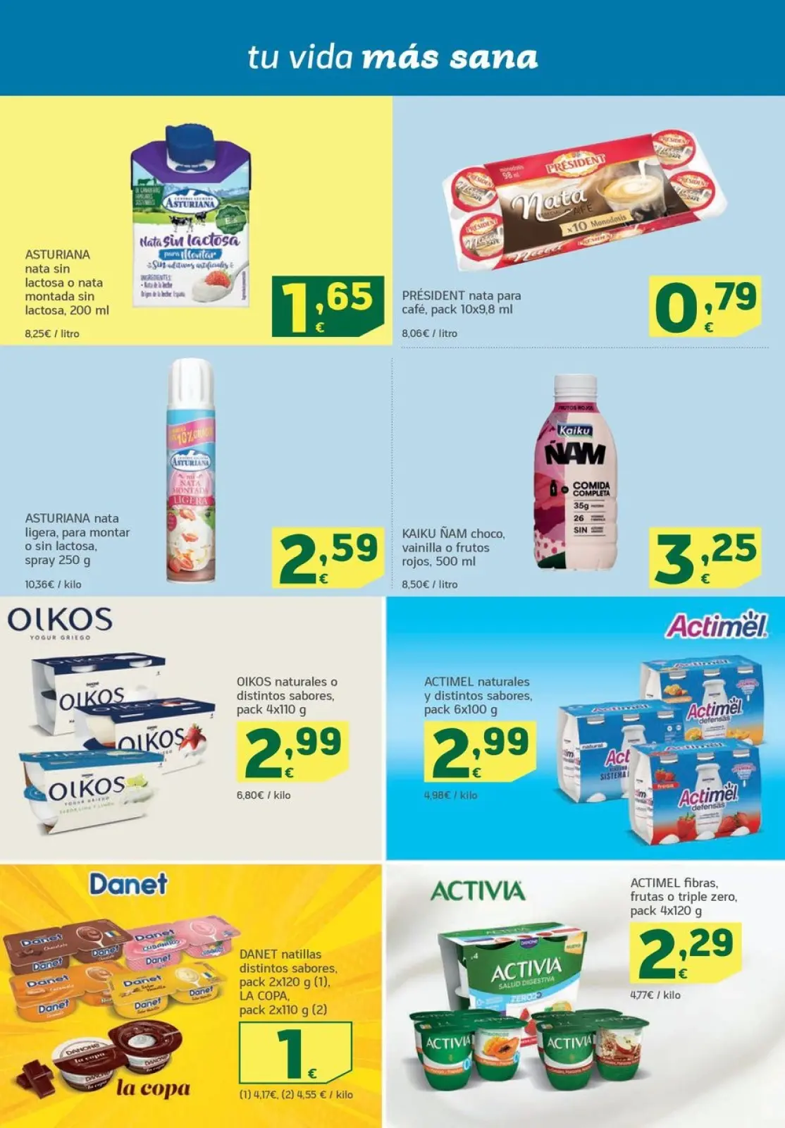 Page 10 dans Des offres qui volent chez HiperDino Espagne