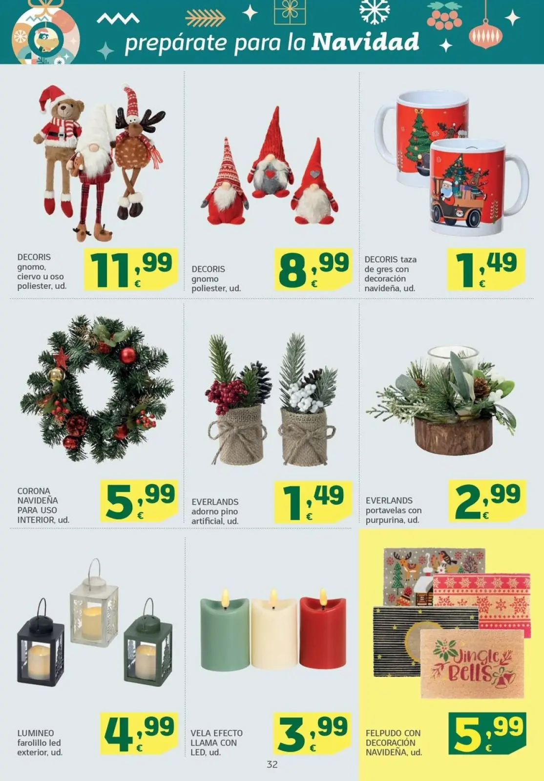 Page 32 dans Des offres qui volent chez HiperDino Espagne