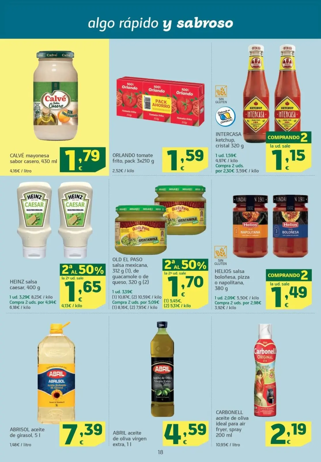 Page 18 dans Des offres qui volent chez HiperDino Espagne